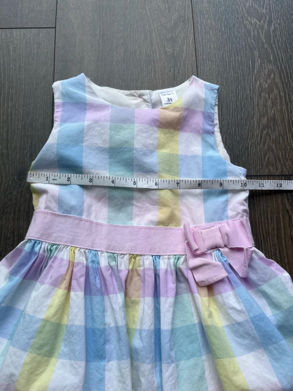 Carter's Plaid Sleeveless Dress